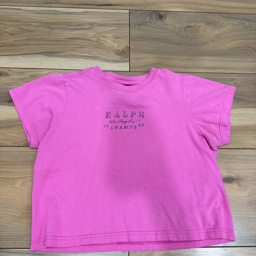 Vintage Ralph Lauren  Graphic Pink Tee